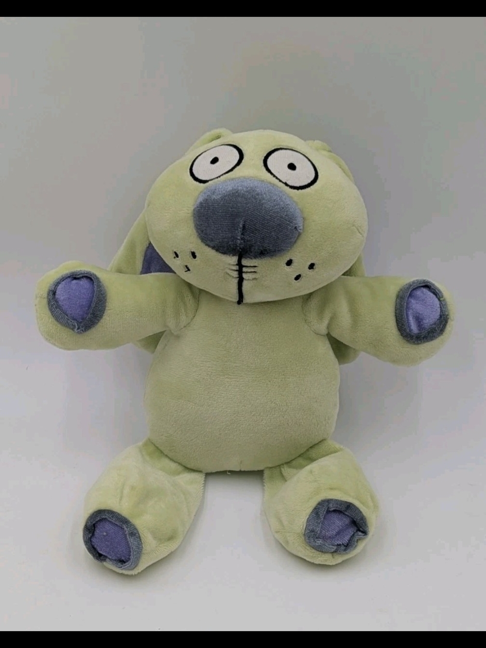 Yottoy Knuffle Bunny Mo Willems Plush Green Rabbit Stuffed Animal 12” 2004